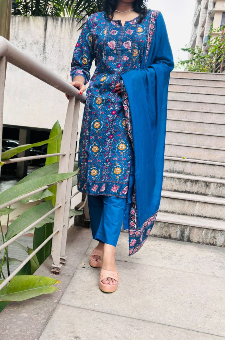 Arty Melody- Cotton Kurti Set