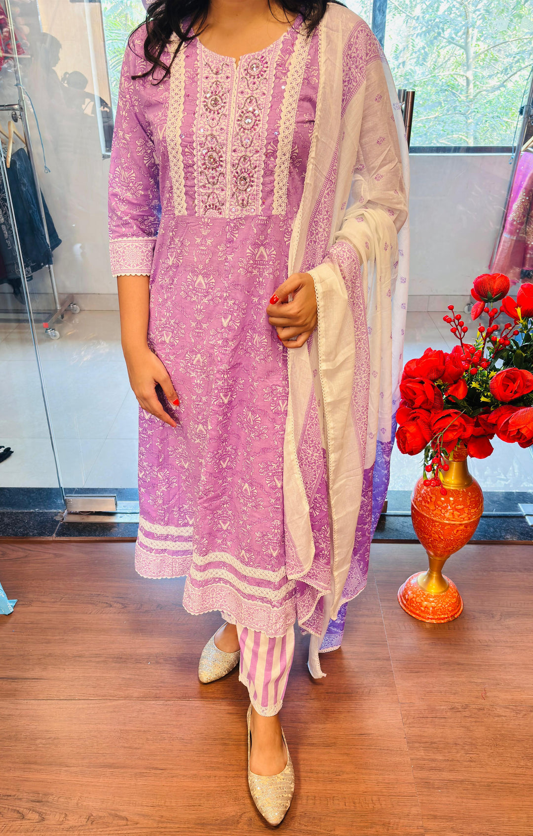 The New Era-Anarkali Kurti Set