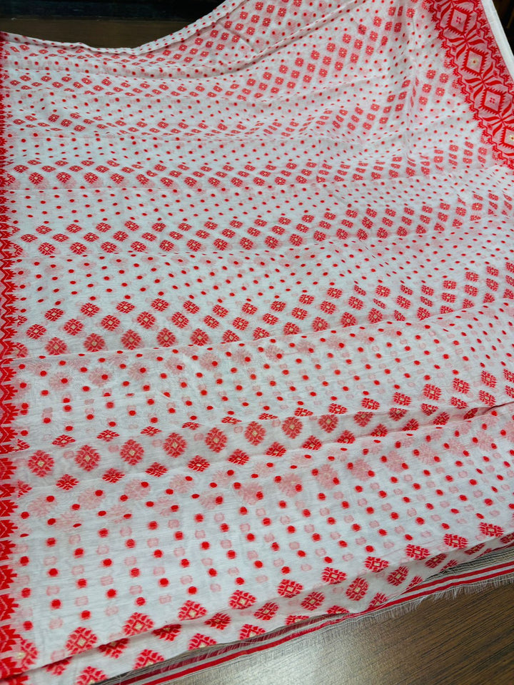 Sanjivani Bengal Dhakai Jamdani saree