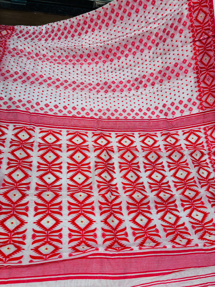 Sanjivani Bengal Dhakai Jamdani saree