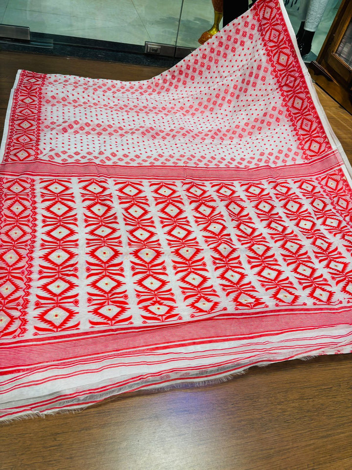 Sanjivani Bengal Dhakai Jamdani saree