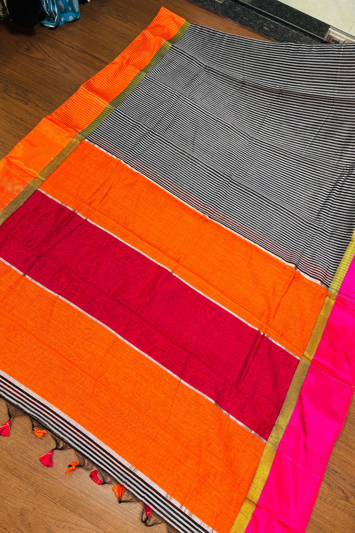 Maheshwari Check Saree