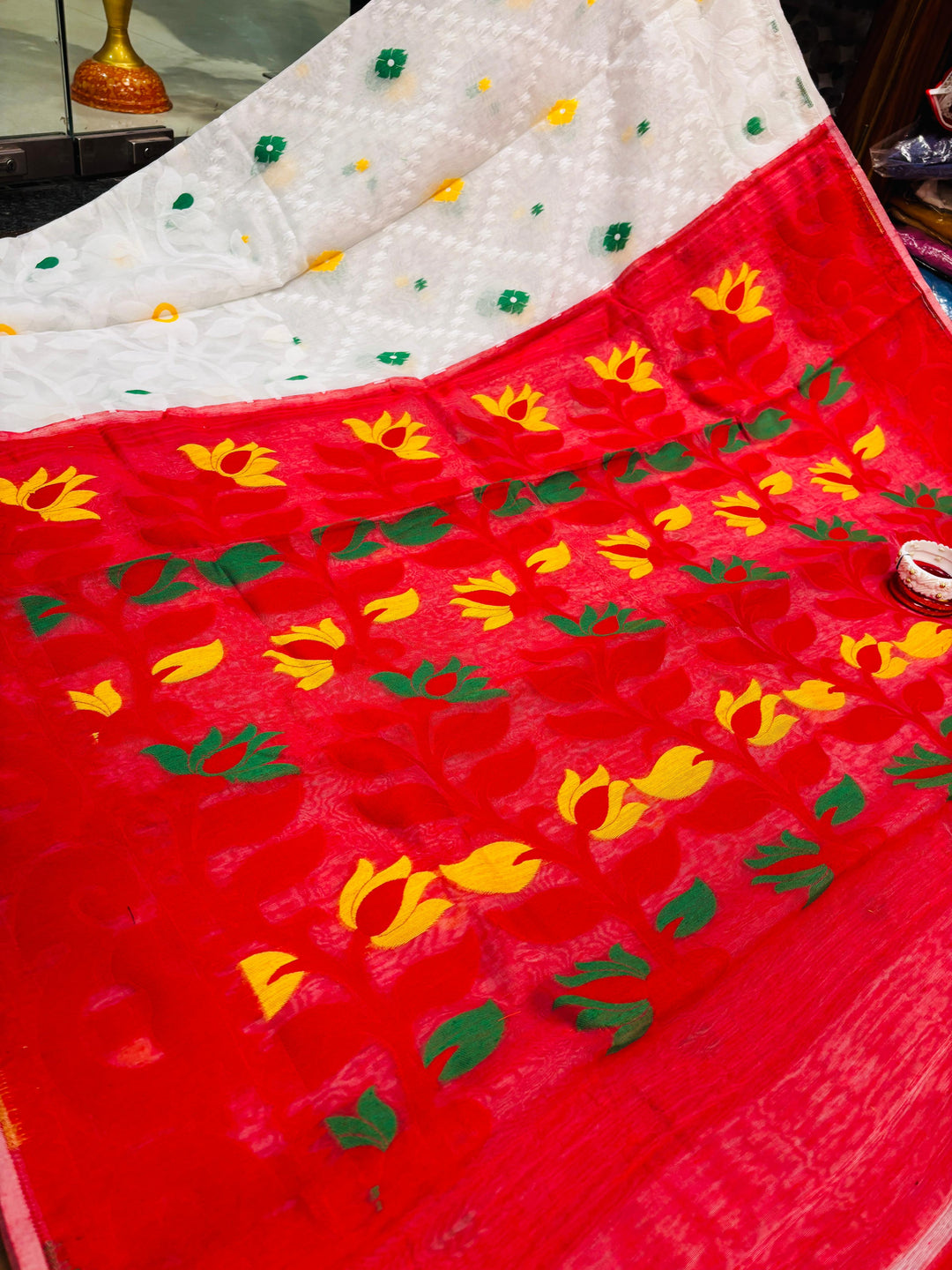 Bisakha Bengal Dhakai Jamdani Saree