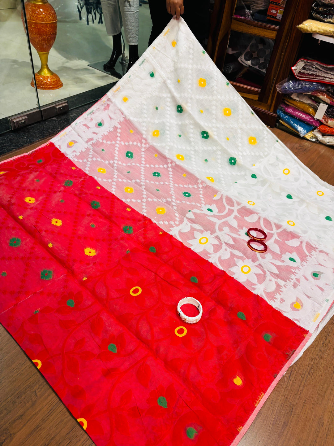 Bisakha Bengal Dhakai Jamdani Saree