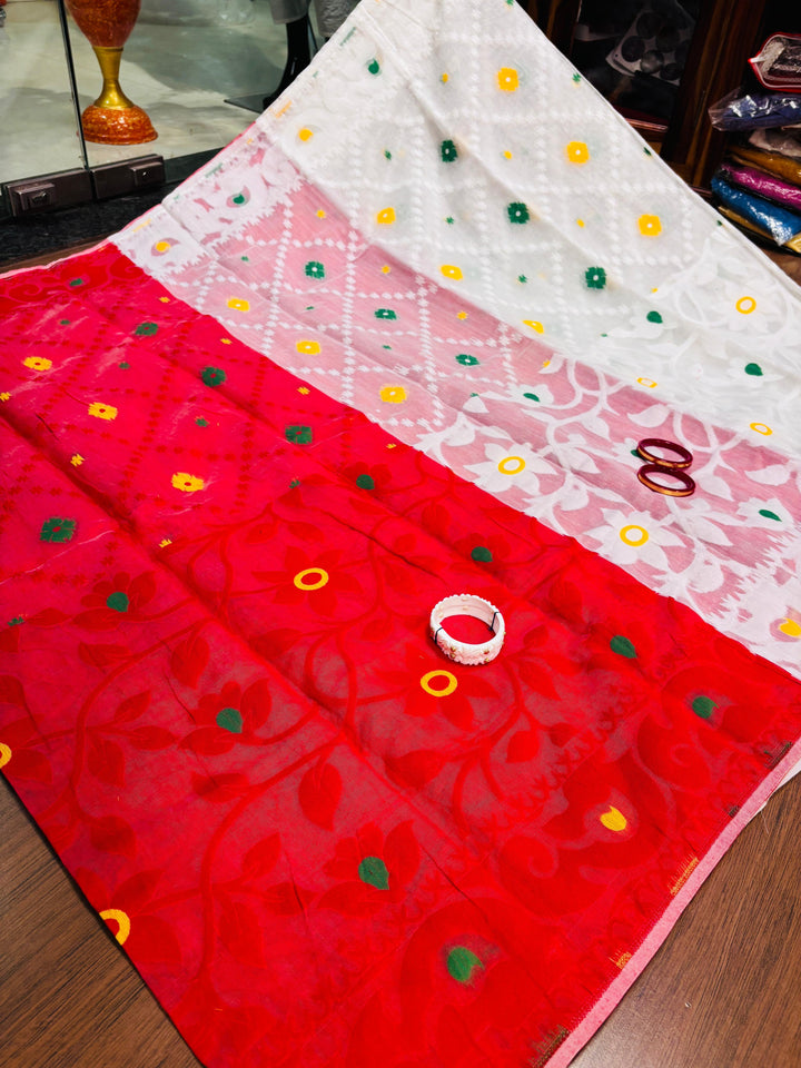 Bisakha Bengal Dhakai Jamdani Saree