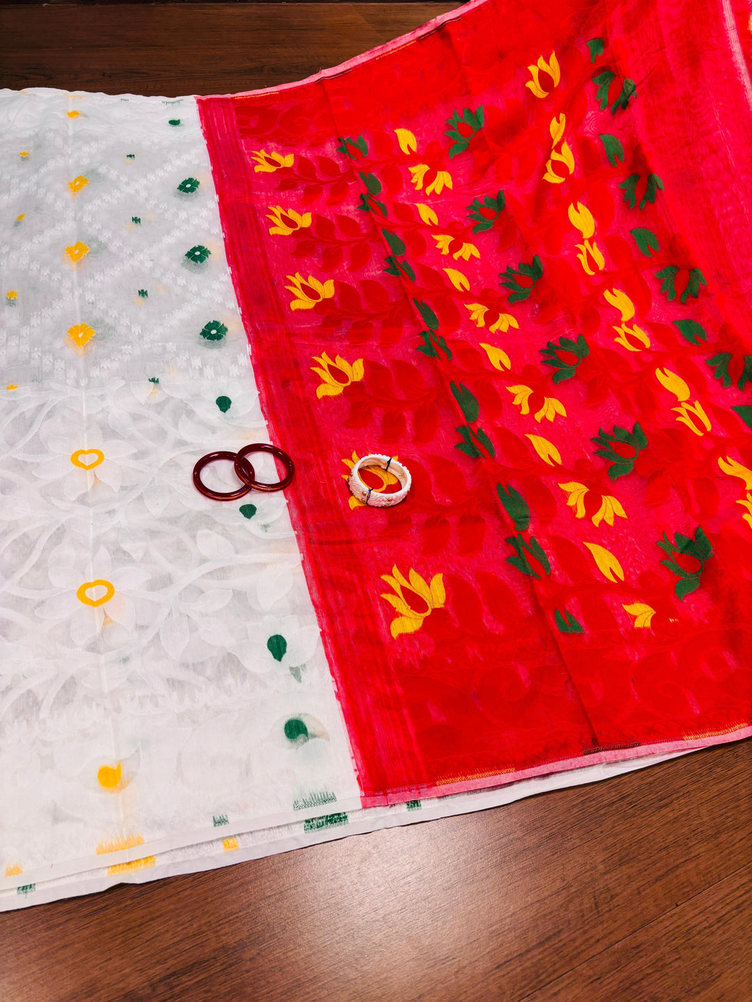 Bisakha Bengal Dhakai Jamdani Saree