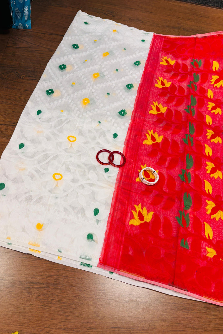 Bisakha Bengal Dhakai Jamdani Saree