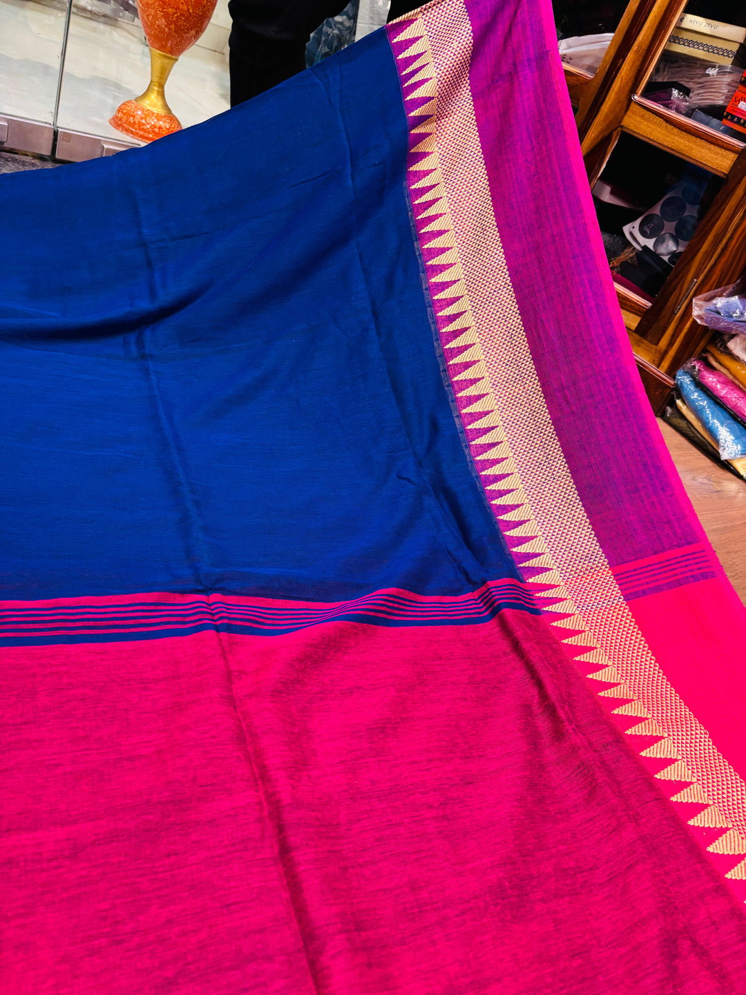 Nakshi Khadi Cotton Saree