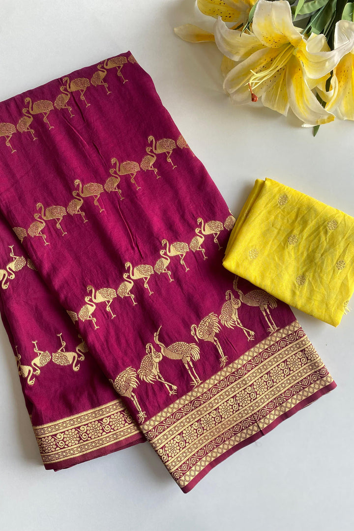 Colors Of Life Dola Silk Saree