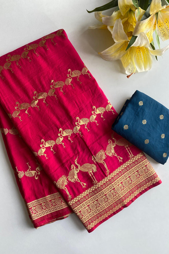 Colors Of Life Dola Silk Saree