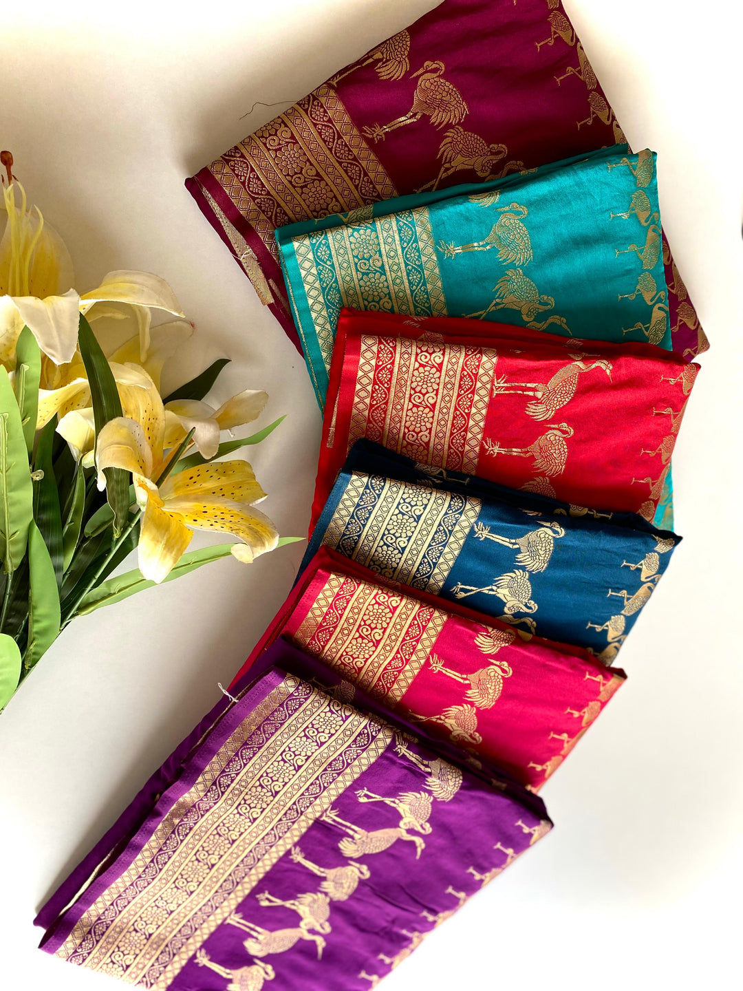 Colors Of Life Dola Silk Saree