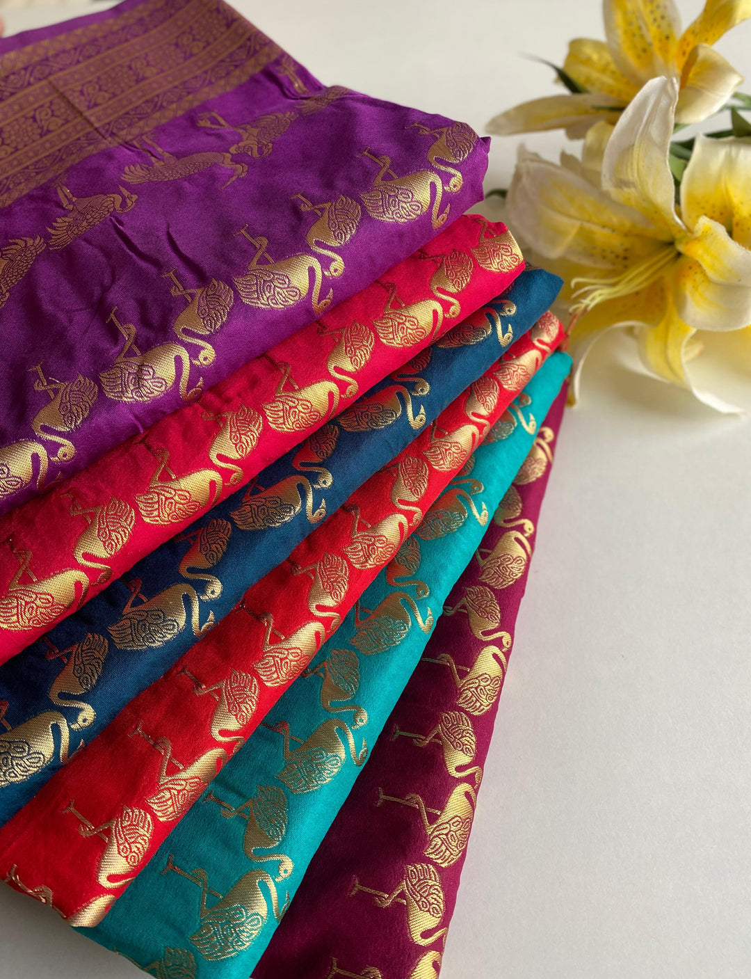 Colors Of Life Dola Silk Saree