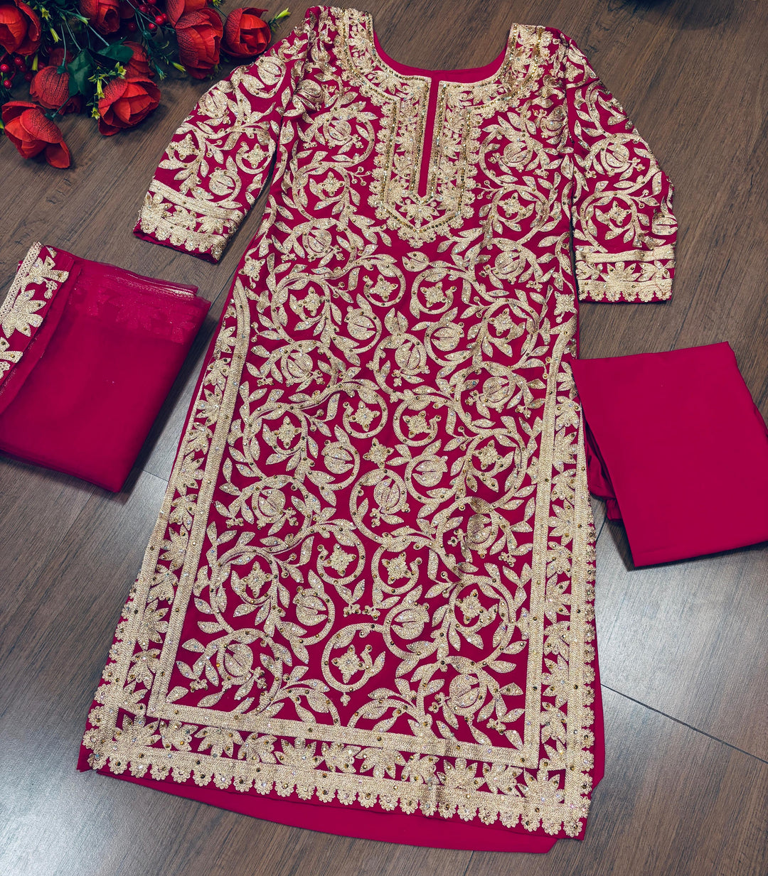 Simply Candid Georgette Kurti Set