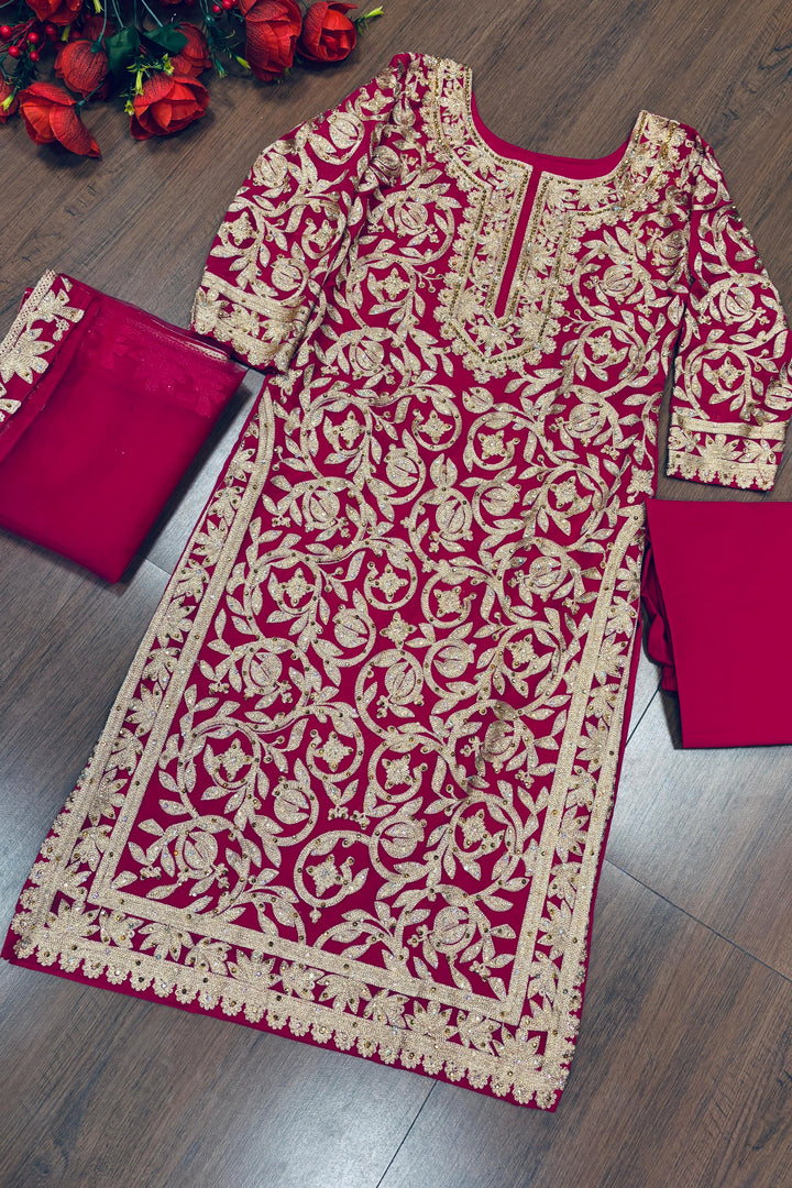 Simply Candid Georgette Kurti Set