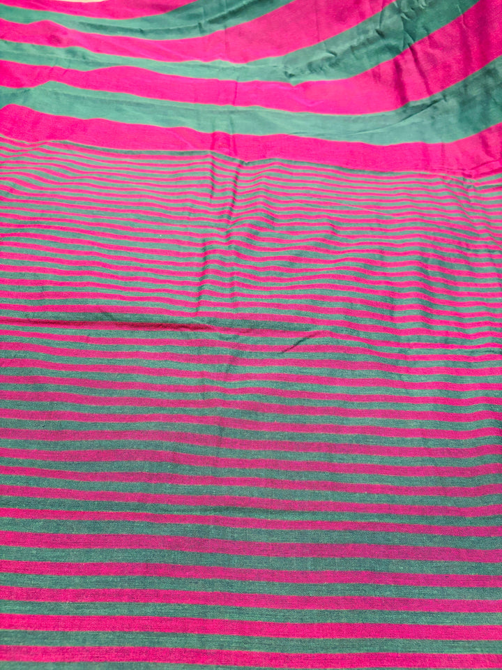 Multi Color Khadi Cotton Sare