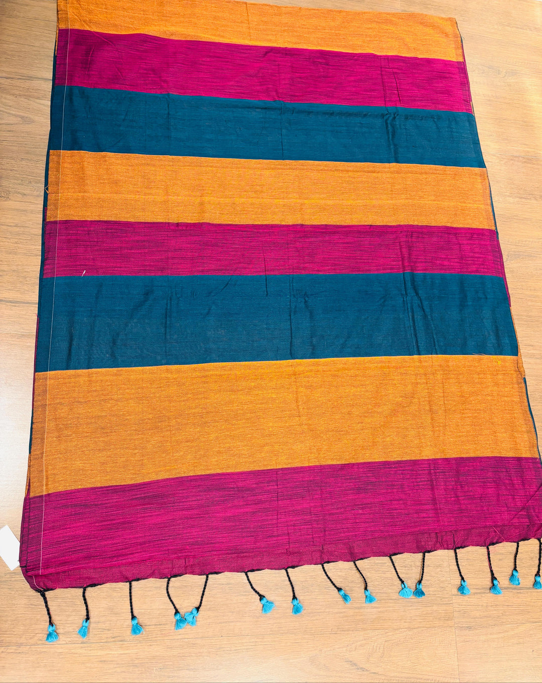 Greatest Glory -Multicolor Khadi Cotton Saree