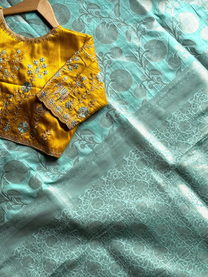 Glowing Heart Designer Banarasi Saree