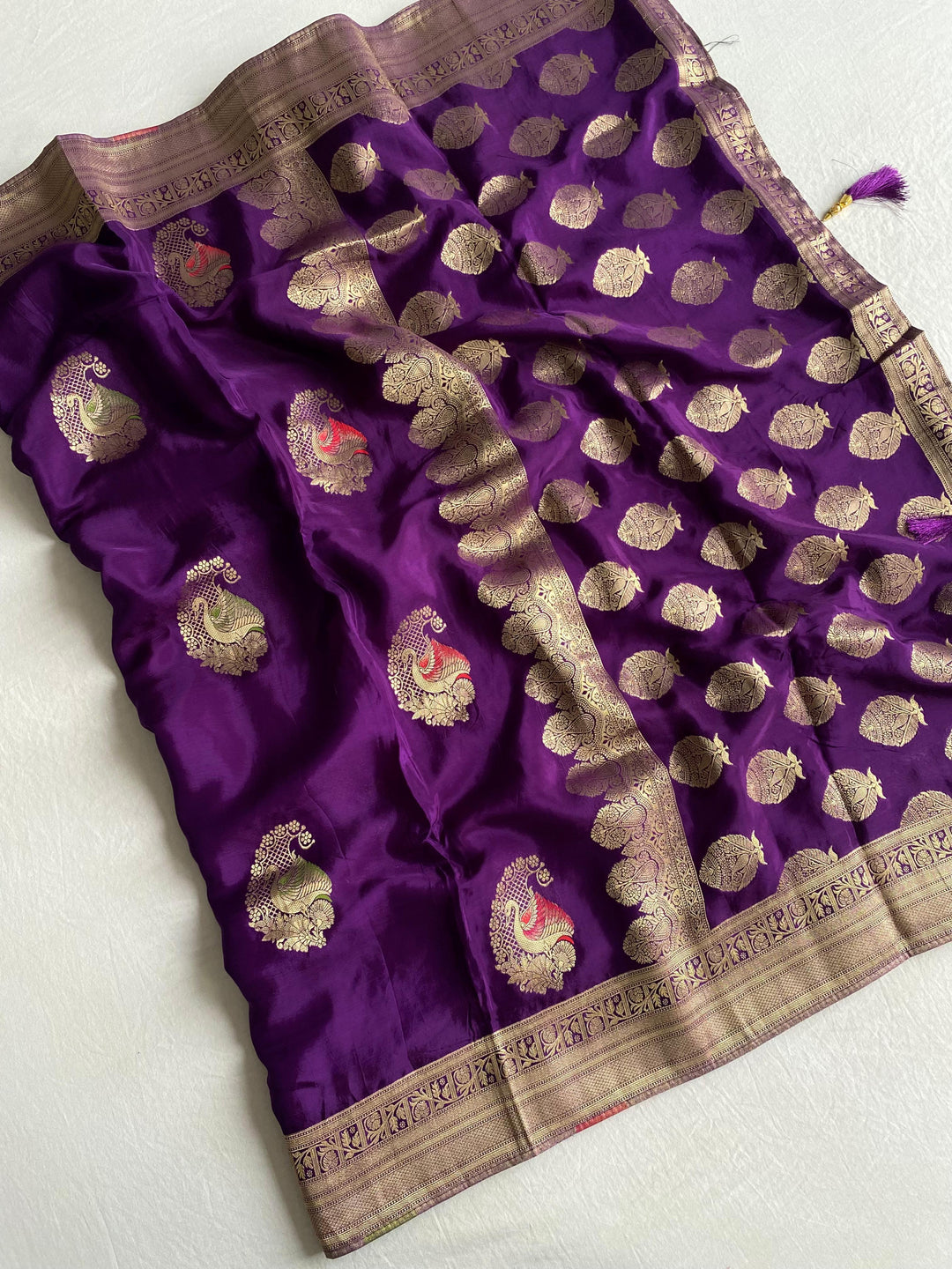 My Favorite Brushstrokes Banarasi Muga Silk Saree