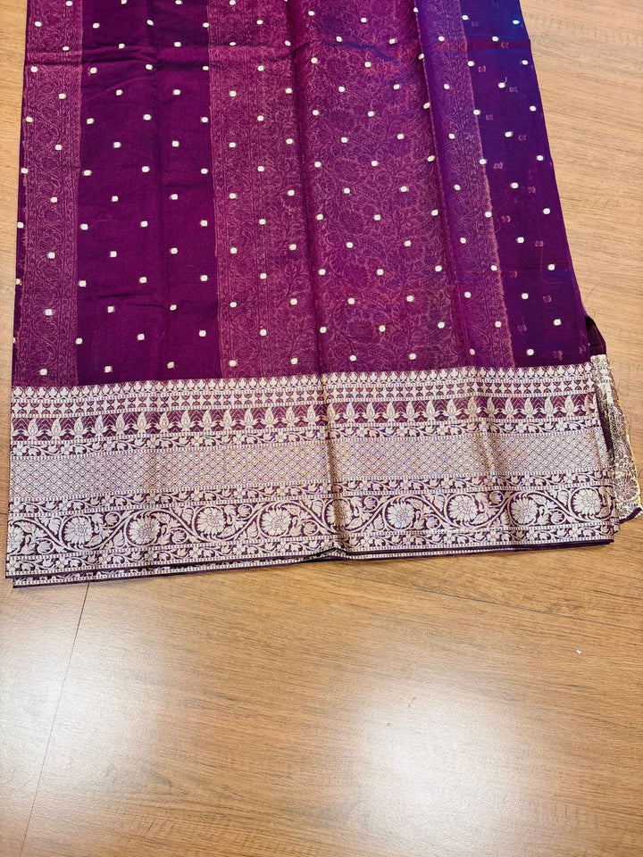 Sadgi Semi Georgette Banarasi Saree