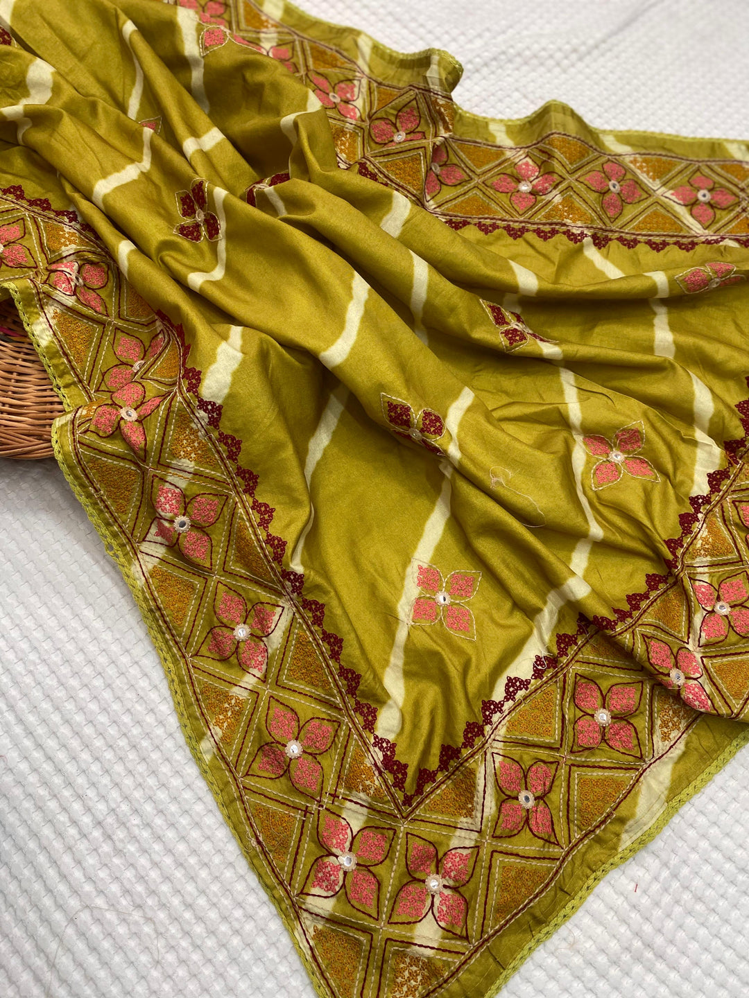 Double Fusion Tussar Silk Saree