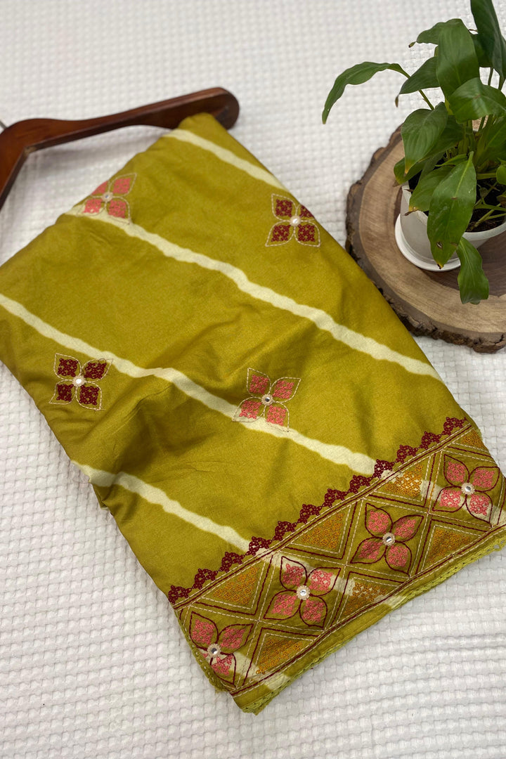 Double Fusion Tussar Silk Saree