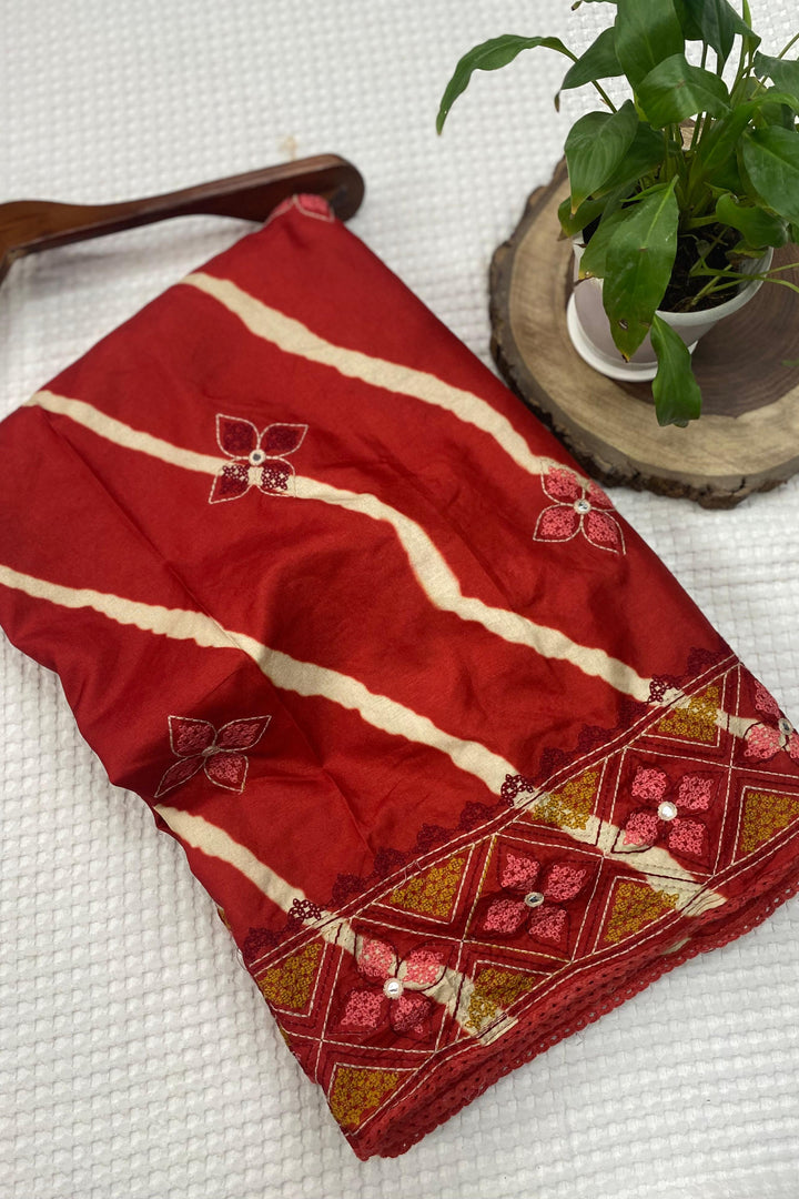 Double Fusion Tussar Silk Saree