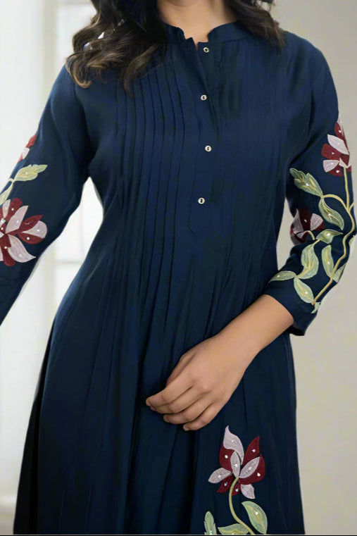 Dazzling Diva-  Embroidered kurti set