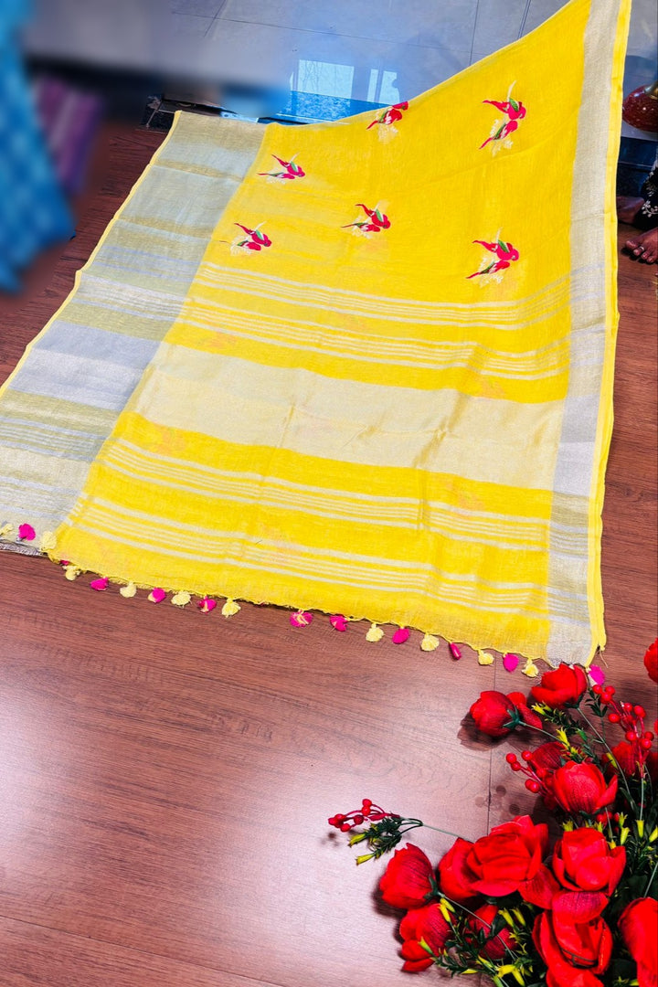 Manasi - Linen Saree