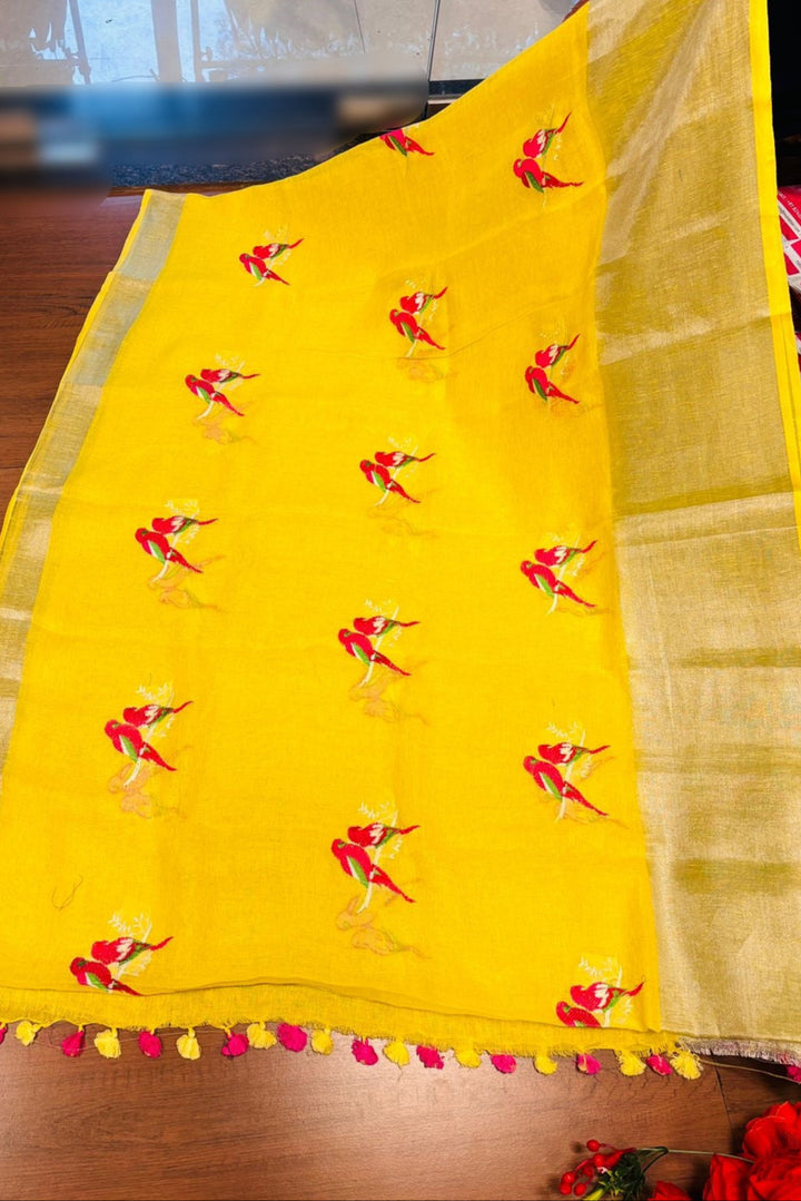 Manasi - Linen Saree