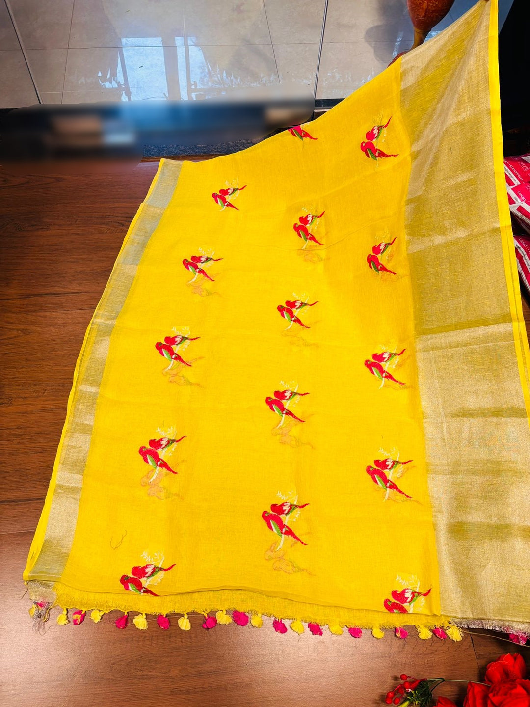 Manasi - Linen Saree