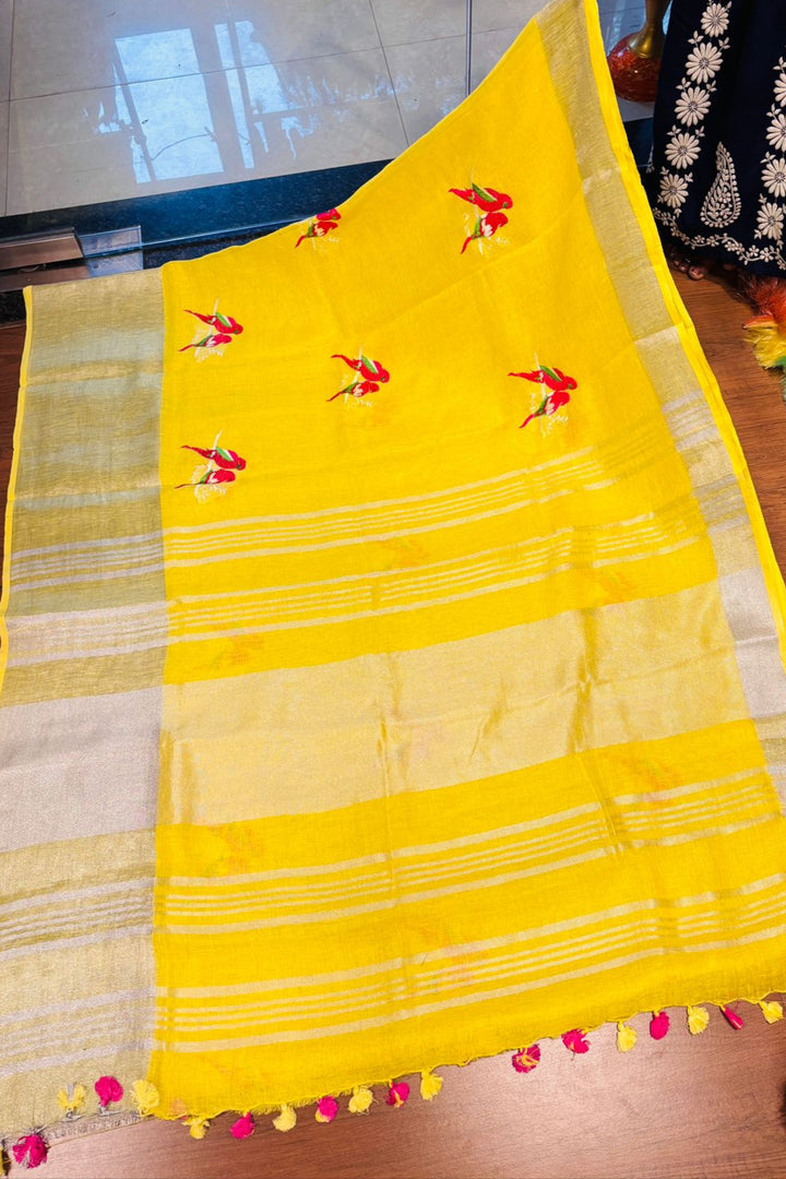 Manasi - Linen Saree