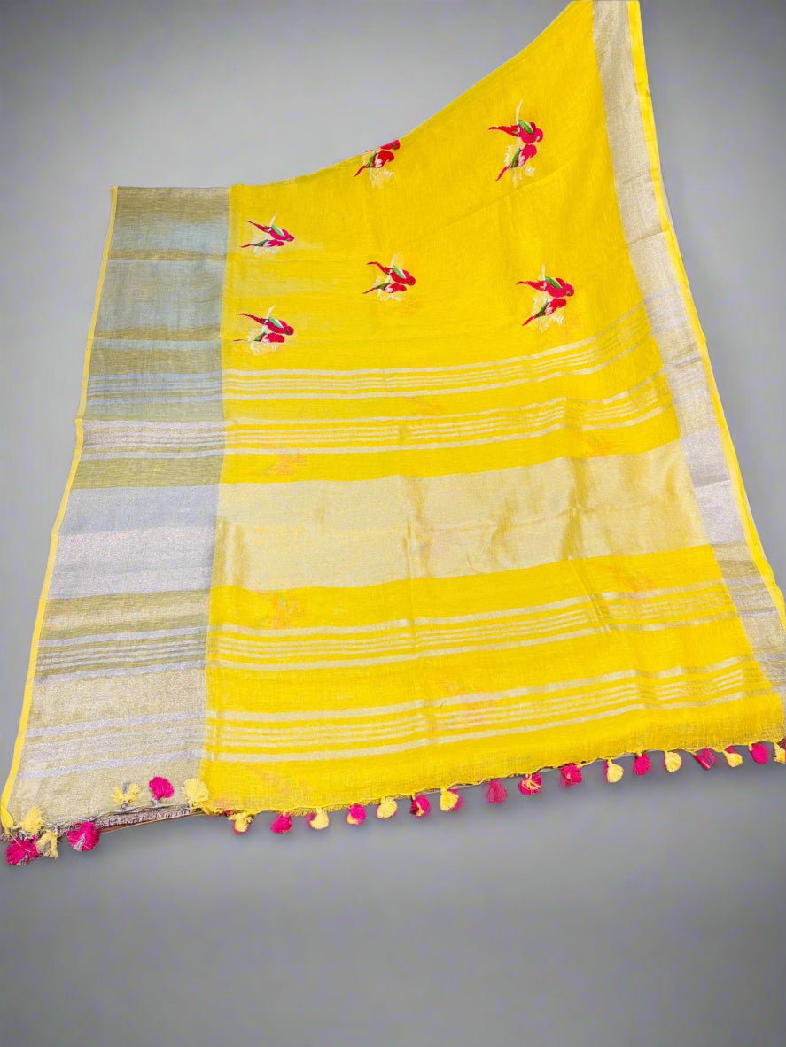 Manasi - Linen Saree