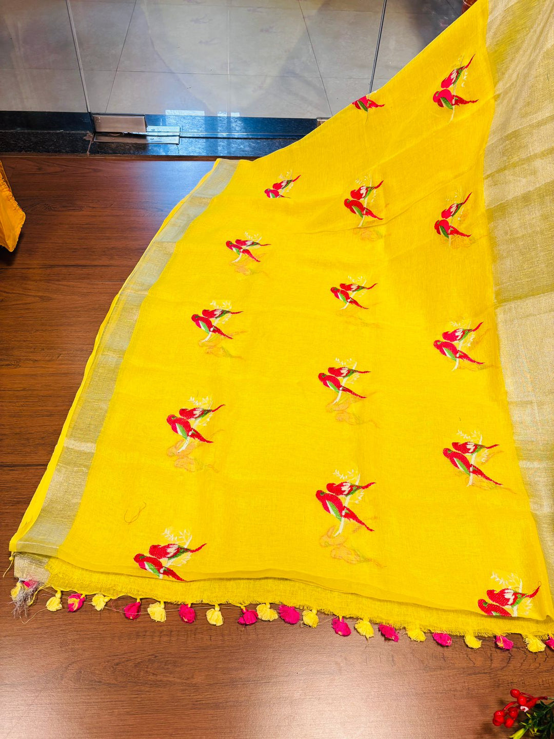 Manasi - Linen Saree