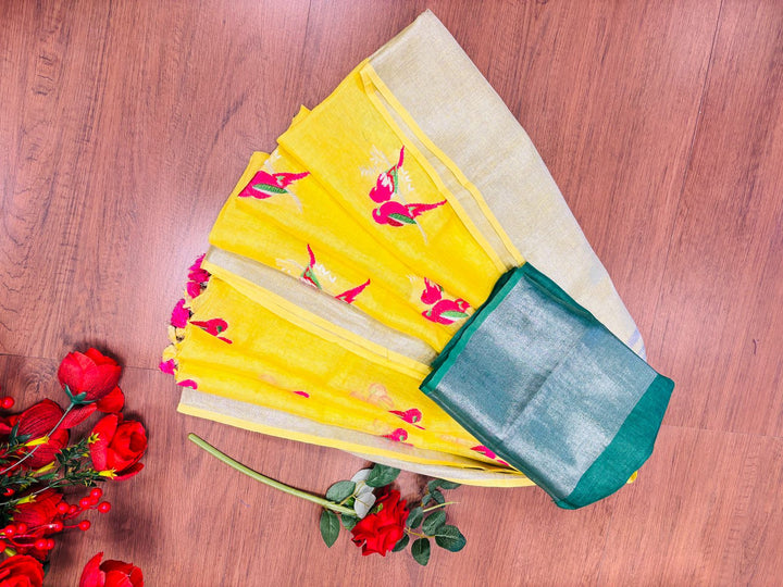 Manasi - Linen Saree