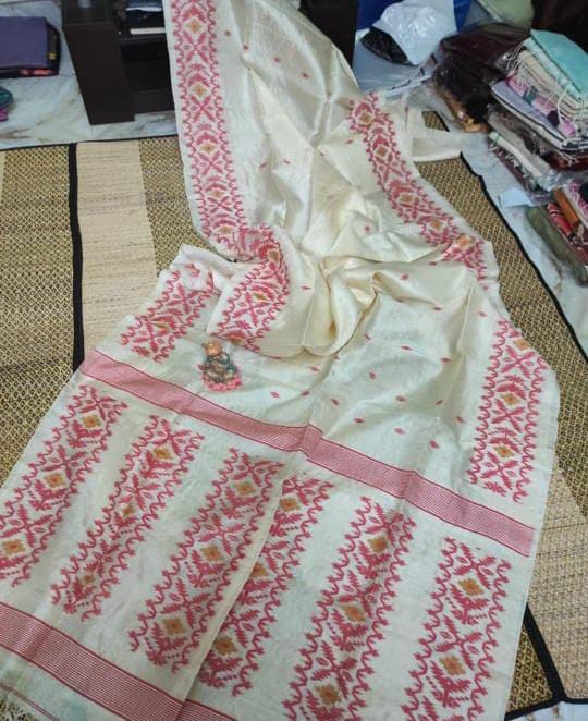 Bengal's Tale Gachi Tussar Saree