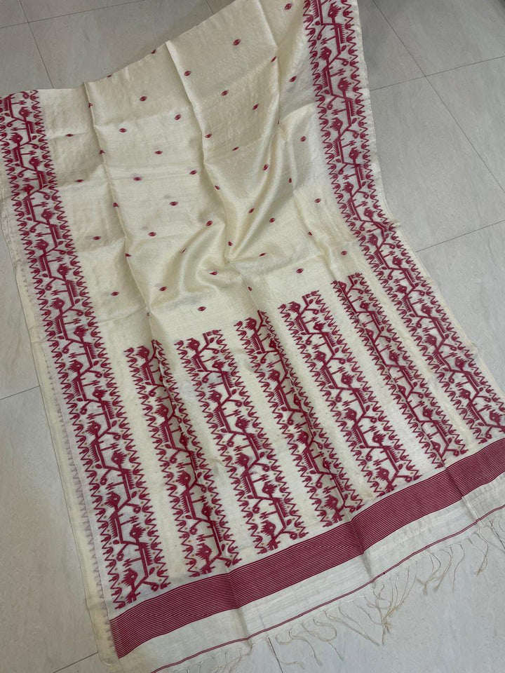 Bengal's Tale Gachi Tussar Saree