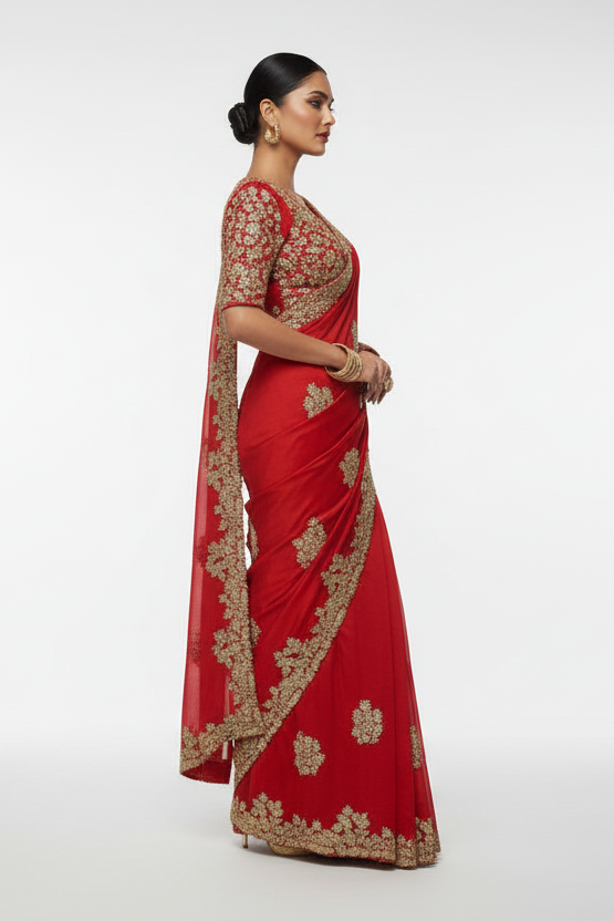 Special Look Rangoli Silk Saree