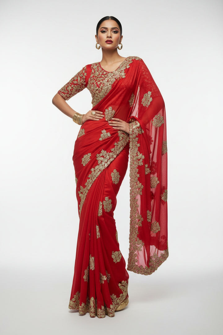 Special Look Rangoli Silk Saree