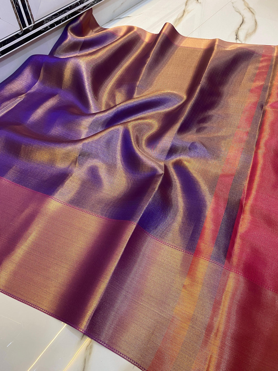 Jovial- Banarasi Tissue Saree