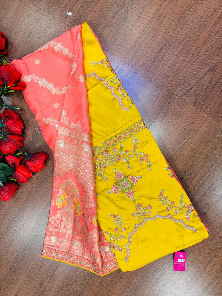 Nature Heals Banarasi Dola Silk Saree