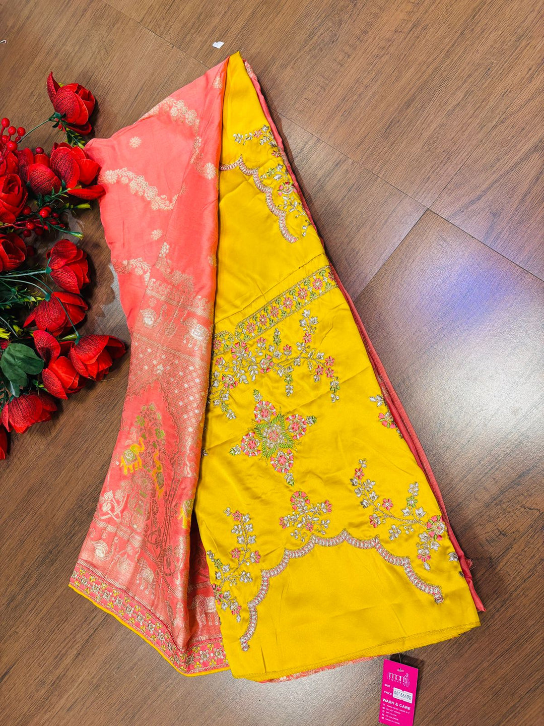 Nature Heals Banarasi Dola Silk Saree