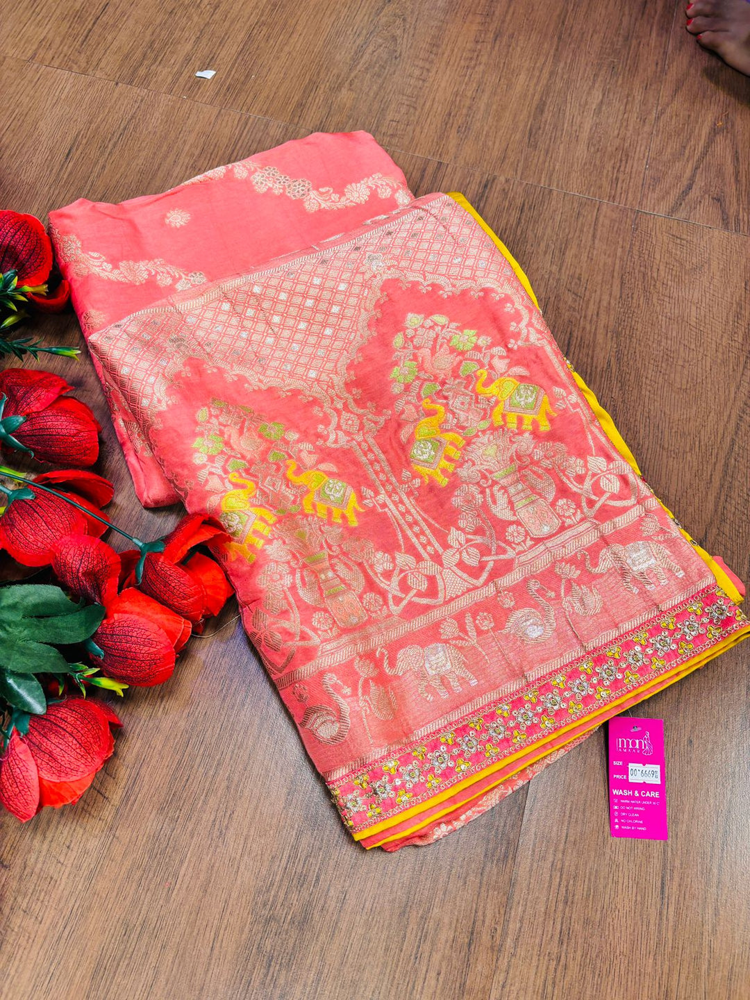 Nature Heals Banarasi Dola Silk Saree