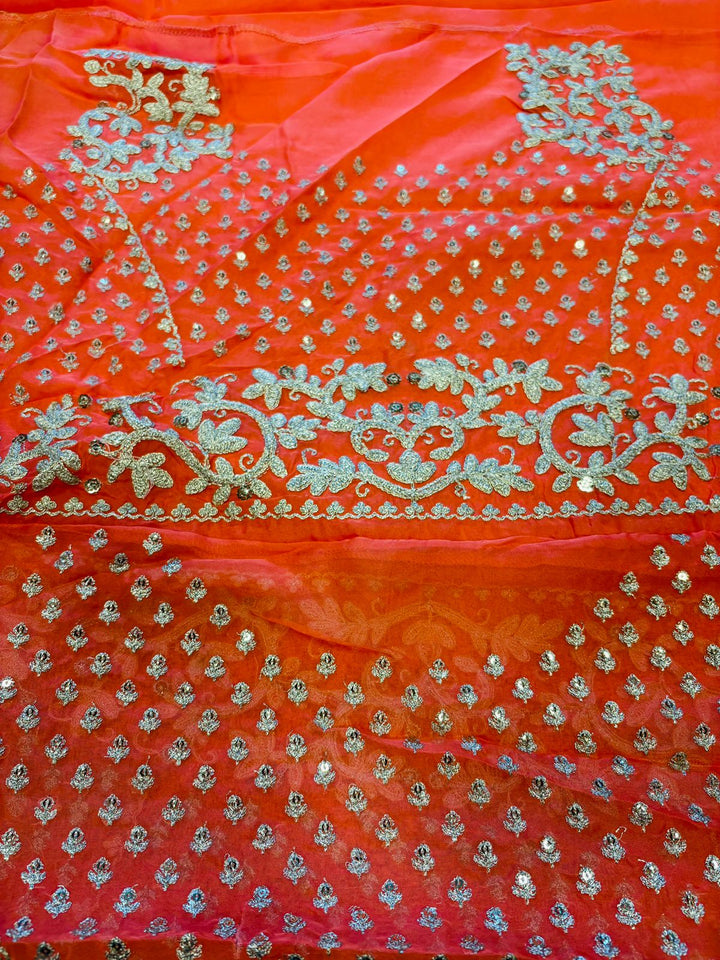 SareeSelfie Designer Organza Silk Saree