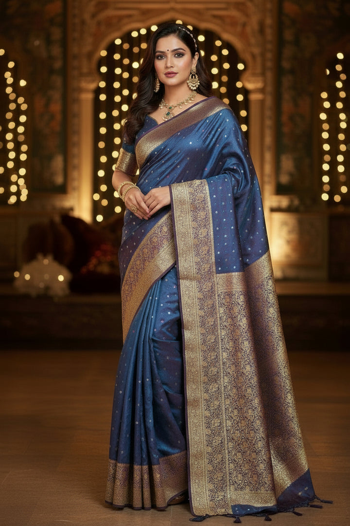 Whispers Of Peace Silk Saree