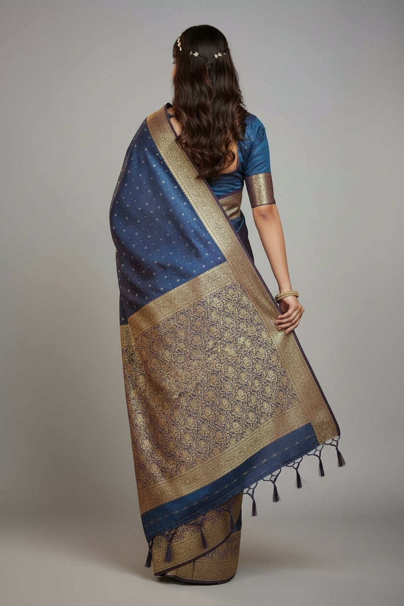 Whispers Of Peace Silk Saree