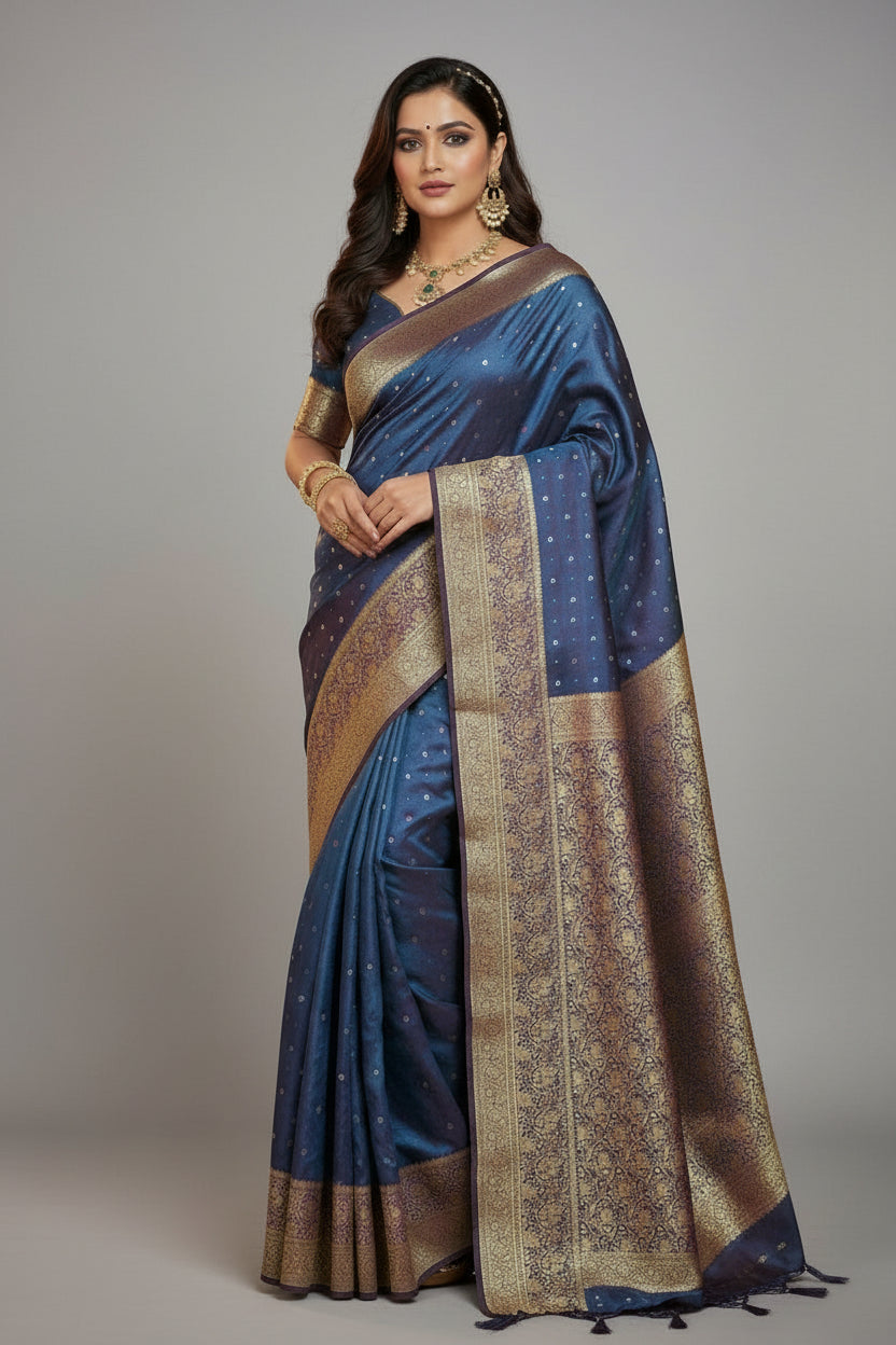 Whispers Of Peace Silk Saree