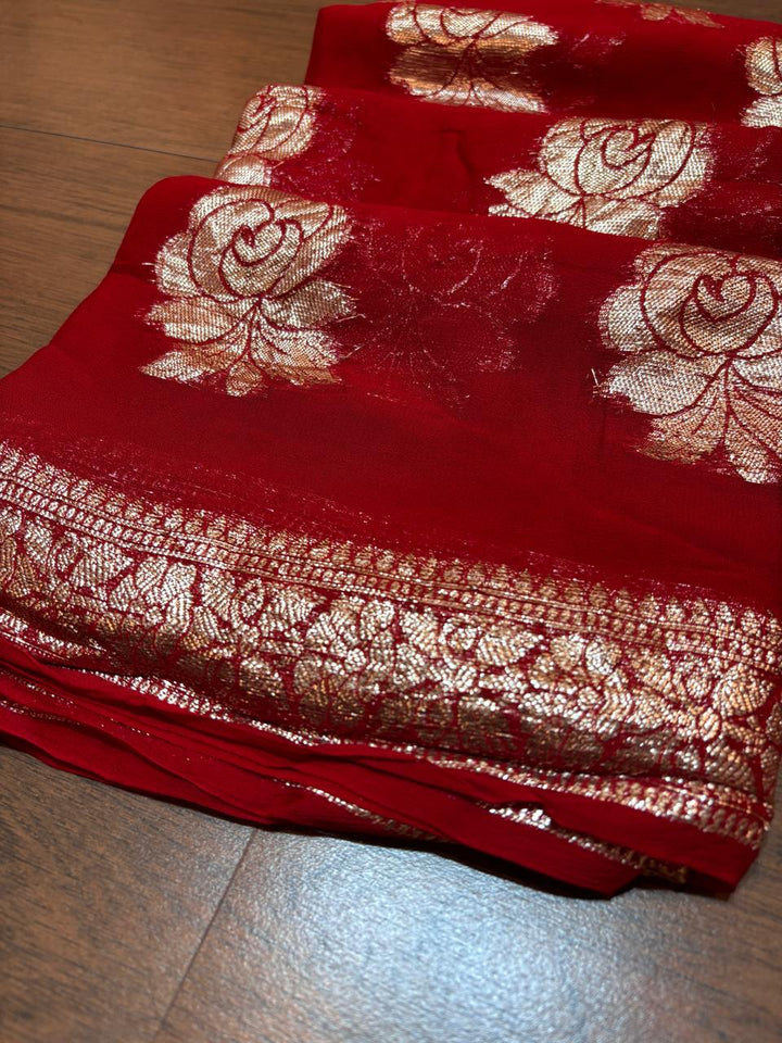 Like A Rose Designer Georgette Saree