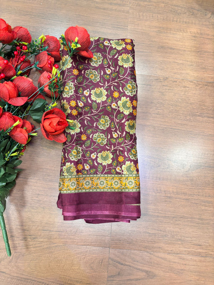 Glowing In Time Fancy Silk  Saree