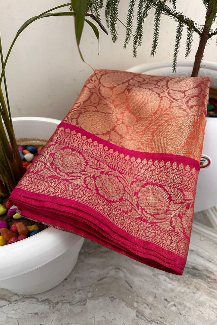 Vijayeta Kanchipuram Tissue Silk Saree