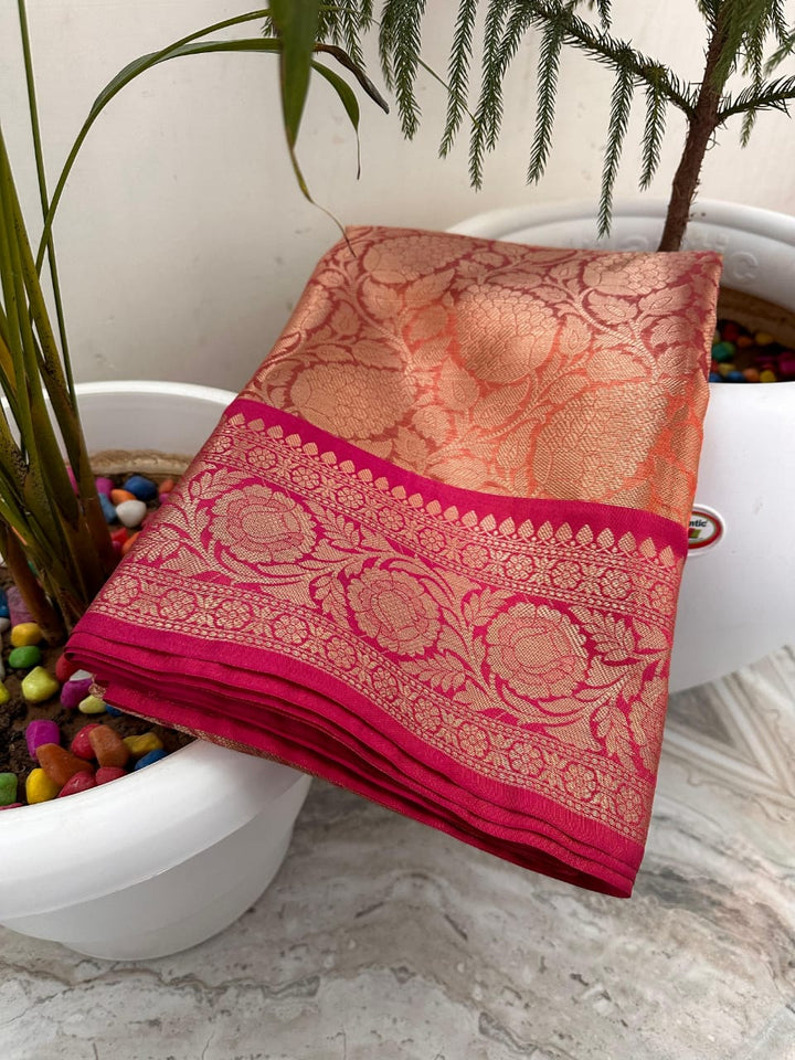 Vijayeta Kanchipuram Tissue Silk Saree